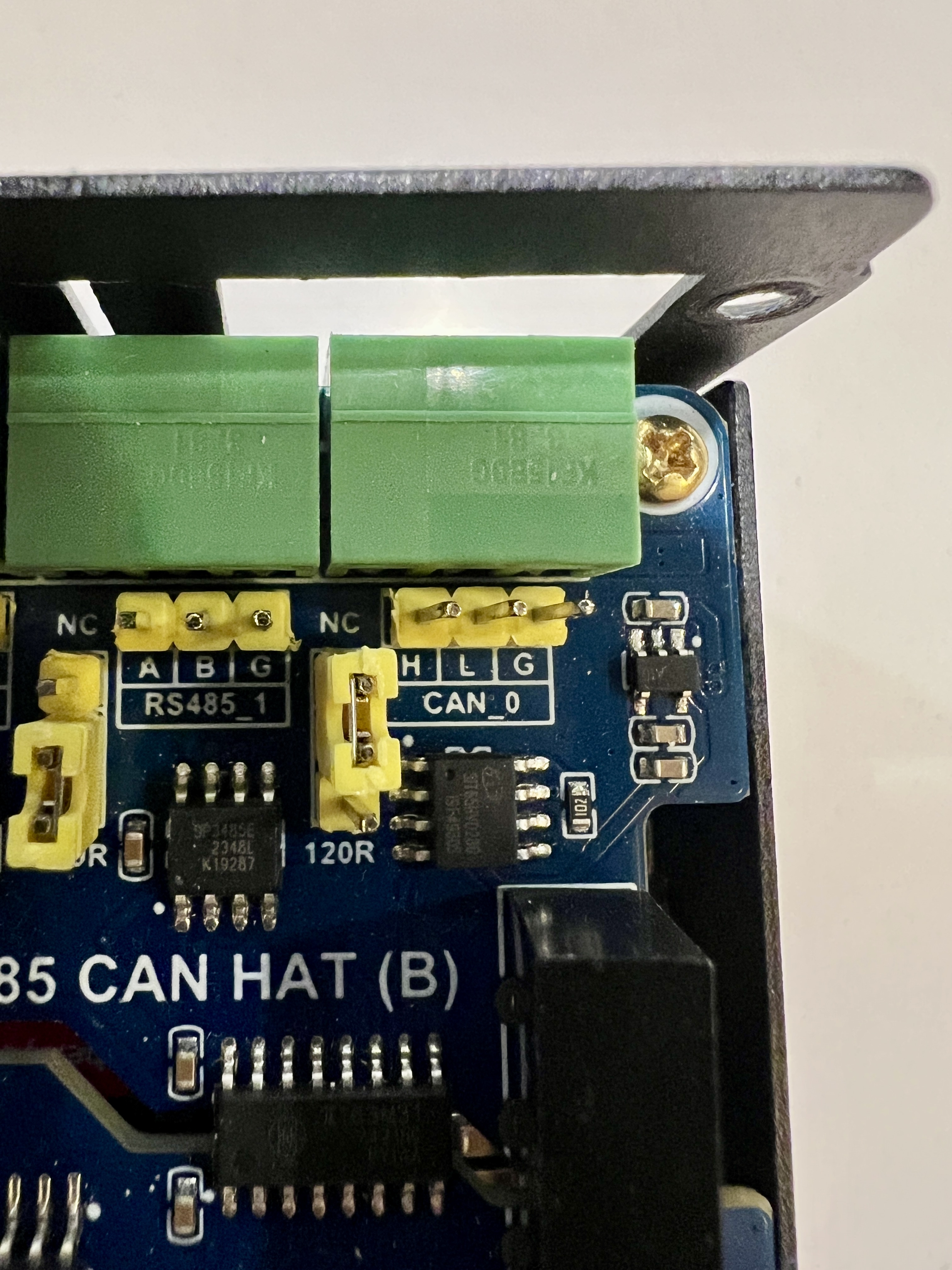 Raspberry Pi 5 with M.2 HAT attached