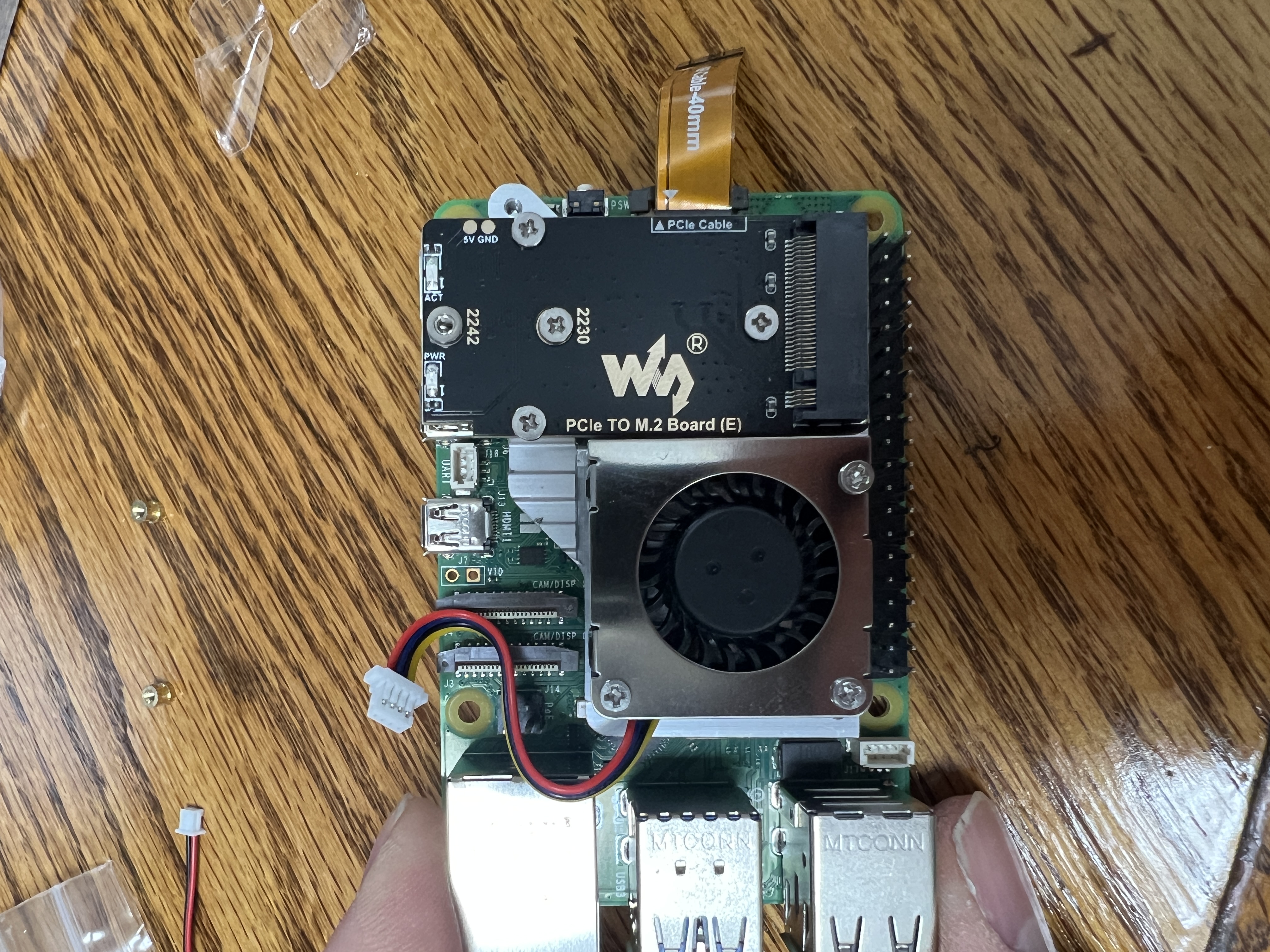 RV Link hardware assembly