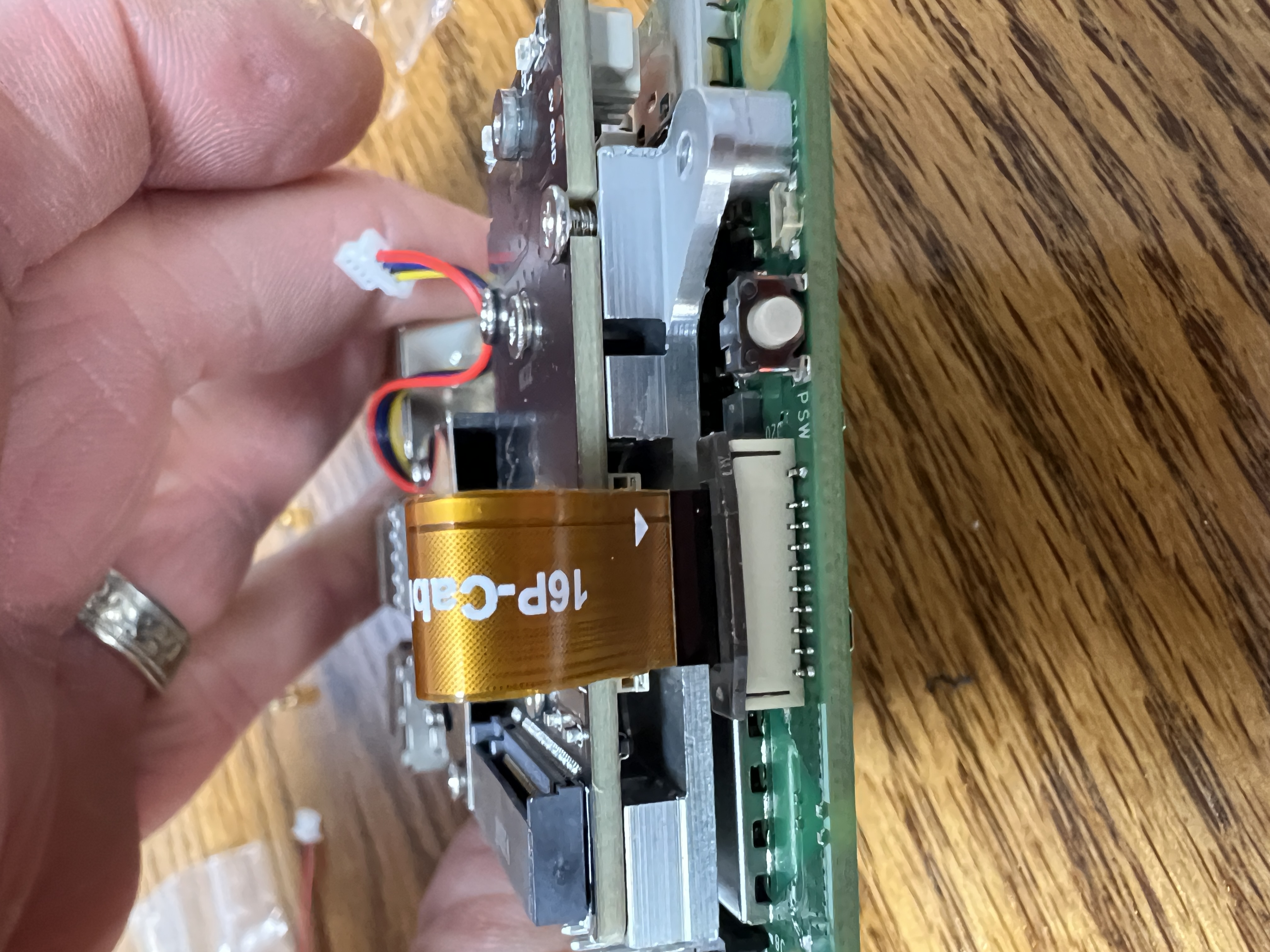 CAN wiring close-up